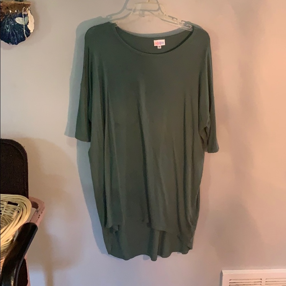 LulaRoe Olive Green Dress/Top Women’s Medium